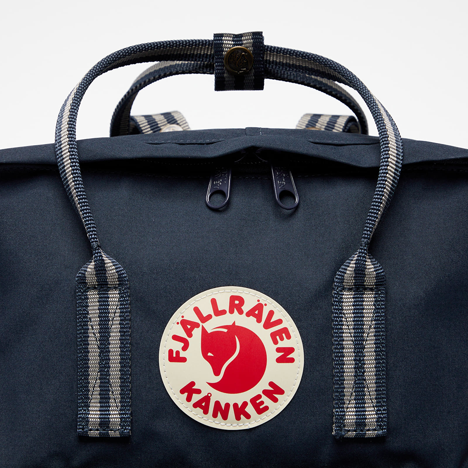 Backpacks Fjallraven Kanken Backpack Navy Long Stripes Footshop