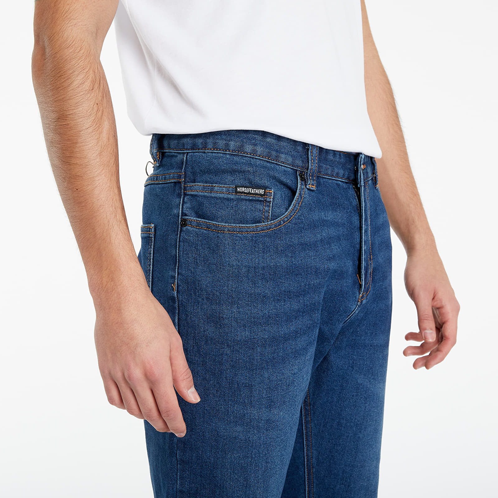 Pantaloni și blugi Horsefeathers Moses Jeans  Dark Blue