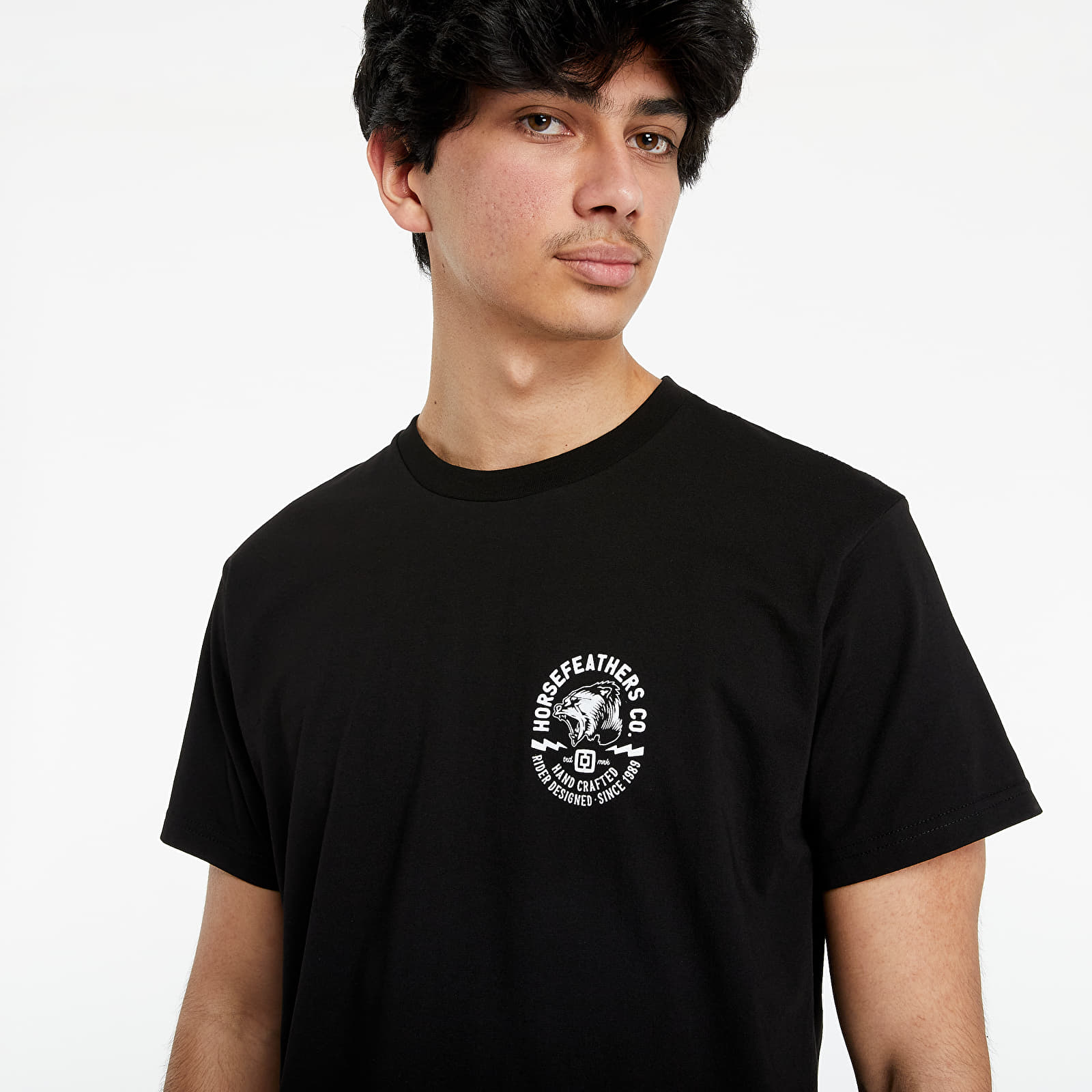 Tričká Horsefeathers Fang T-Shirt Black