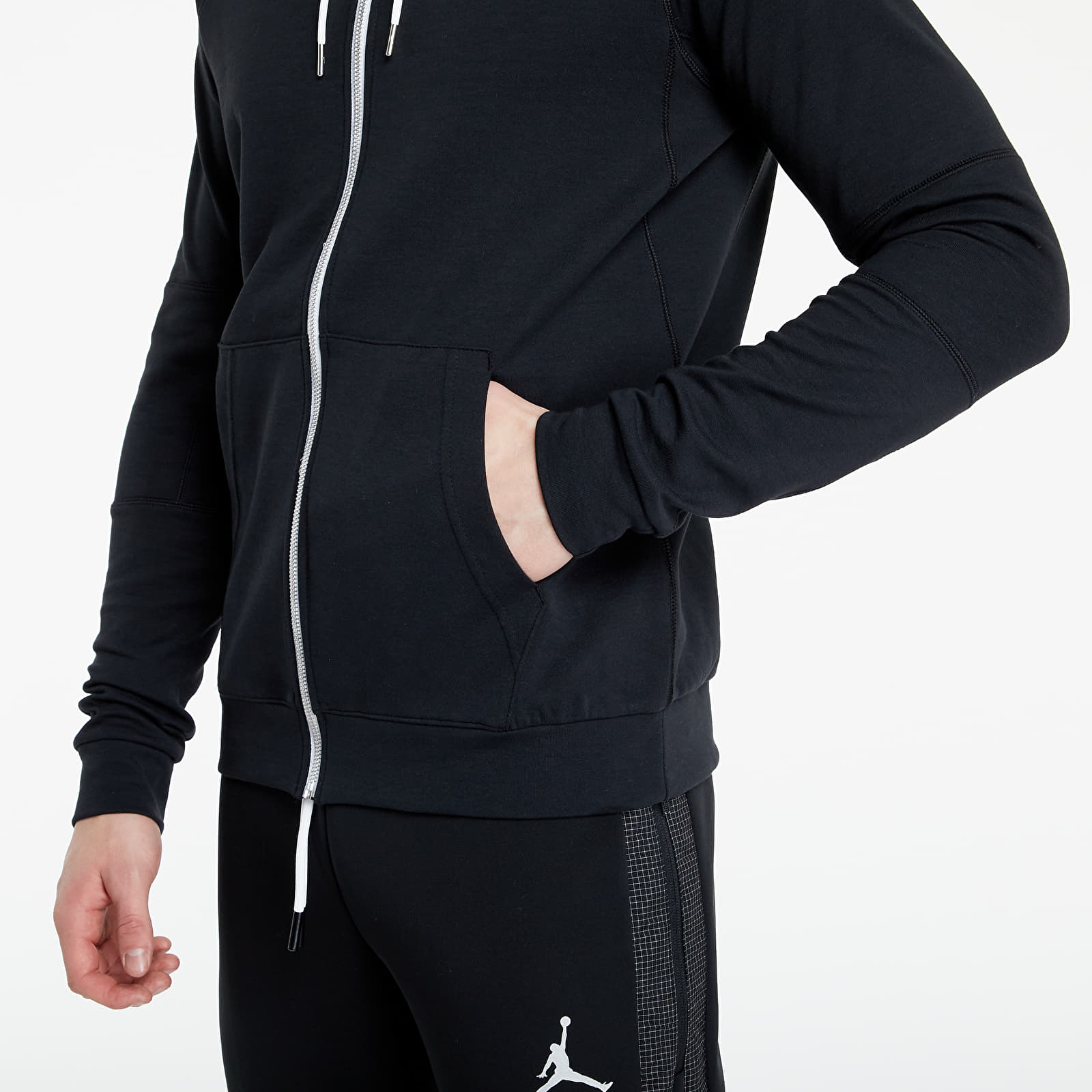 Sweatjacken und Sweatshirts Nike Sportswear Modern Full Zip Hoodie Black/ Ice Silver/ White/ White