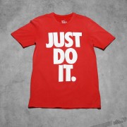 T Shirts and shirts Nike Solstice Just Do It Tee Red Footshop
