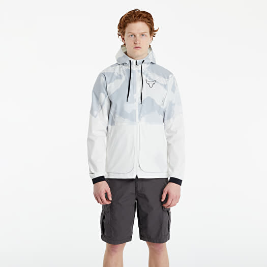 Jackets Under Armour Project Rock Legacy Windbreaker Jacket Onyx White Footshop