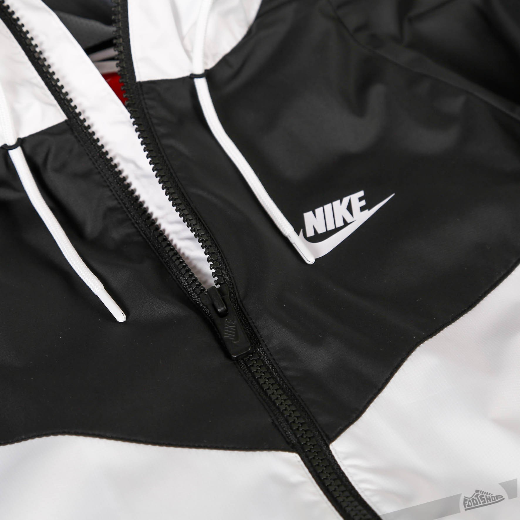 Nike windrunner black white grey on sale
