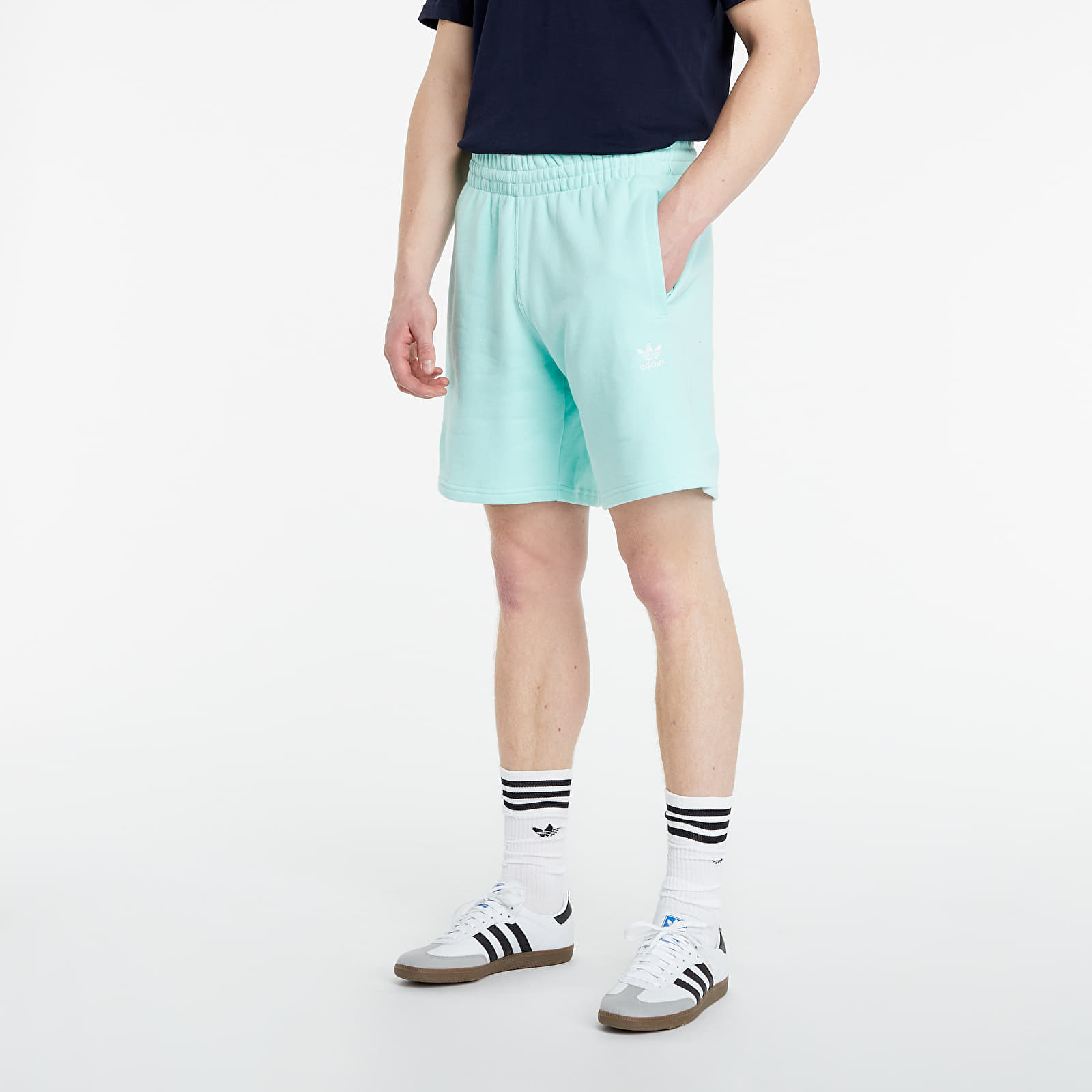 Kraťasy adidas Loungewear Trefoil Essentials Shorts Clear Mint
