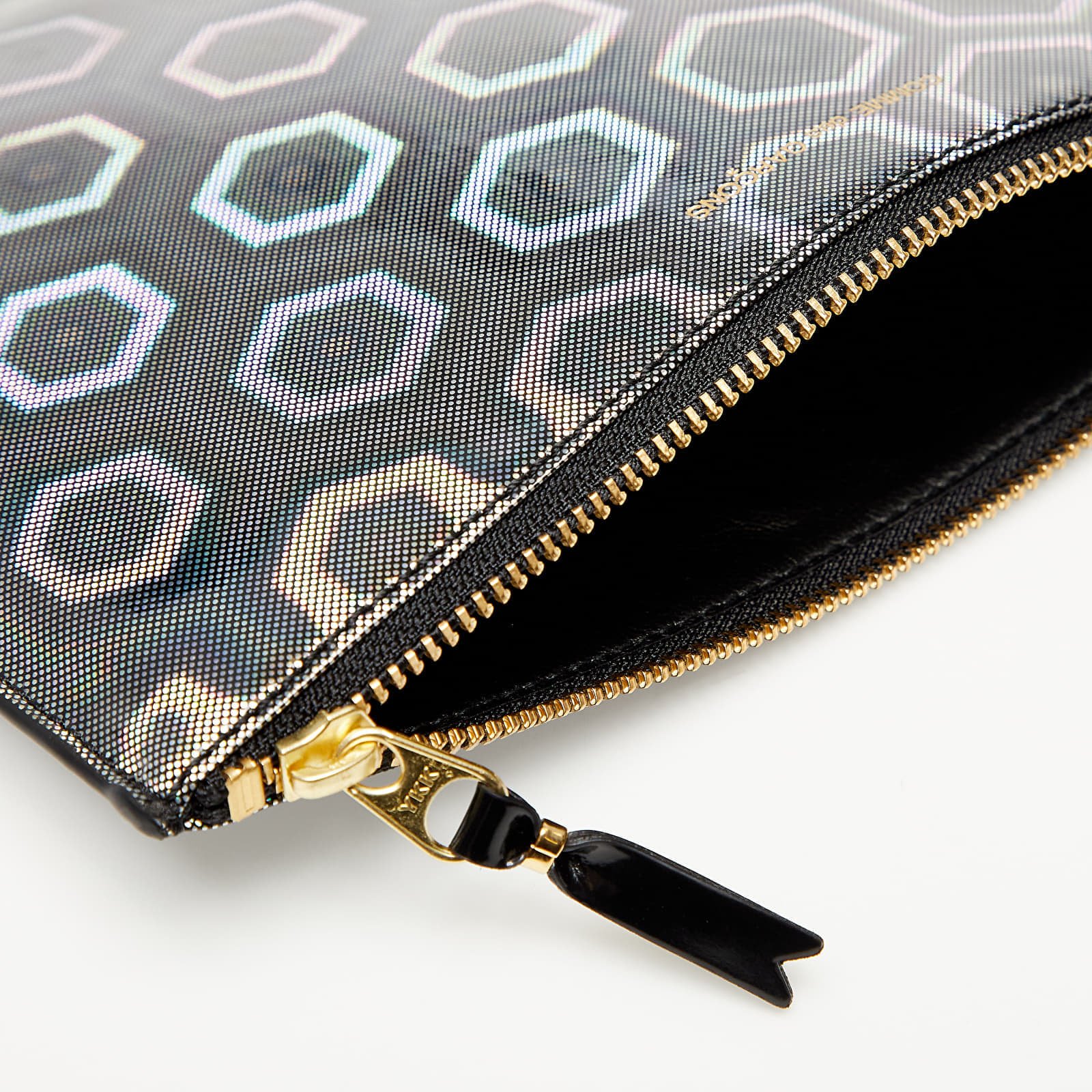 Portfele Comme des Garçons Black Rainbow Wallet Silver/Black
