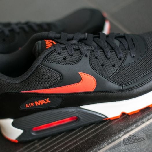 Nike Air Max 90 Essential Anthracite Total Crimson Black White