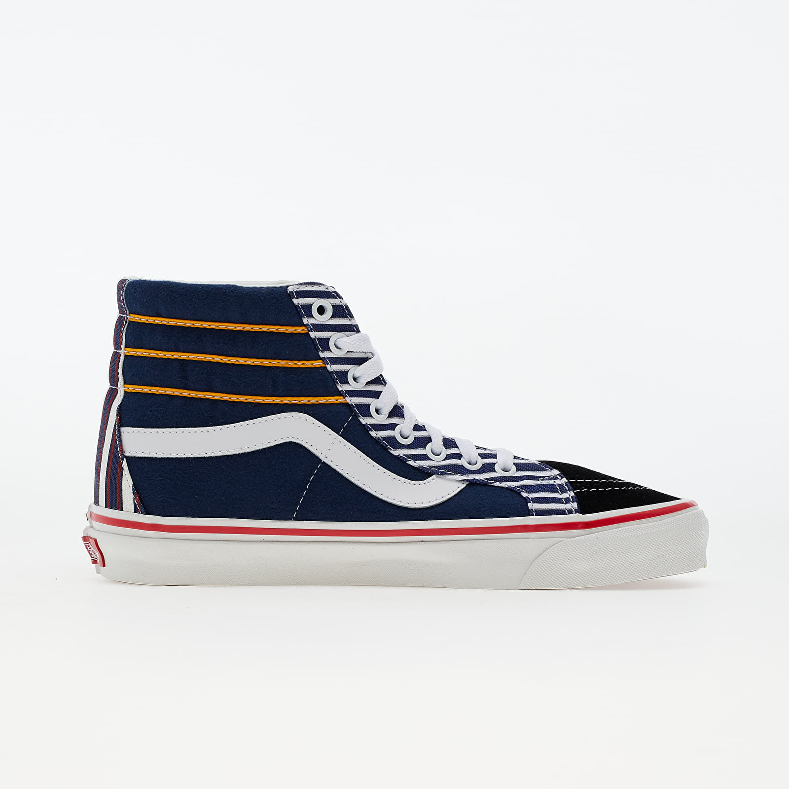 Scarpe uomo Vans Sk8-Hi 38 DX (Anaheim Factory) Patchwork League/ True White