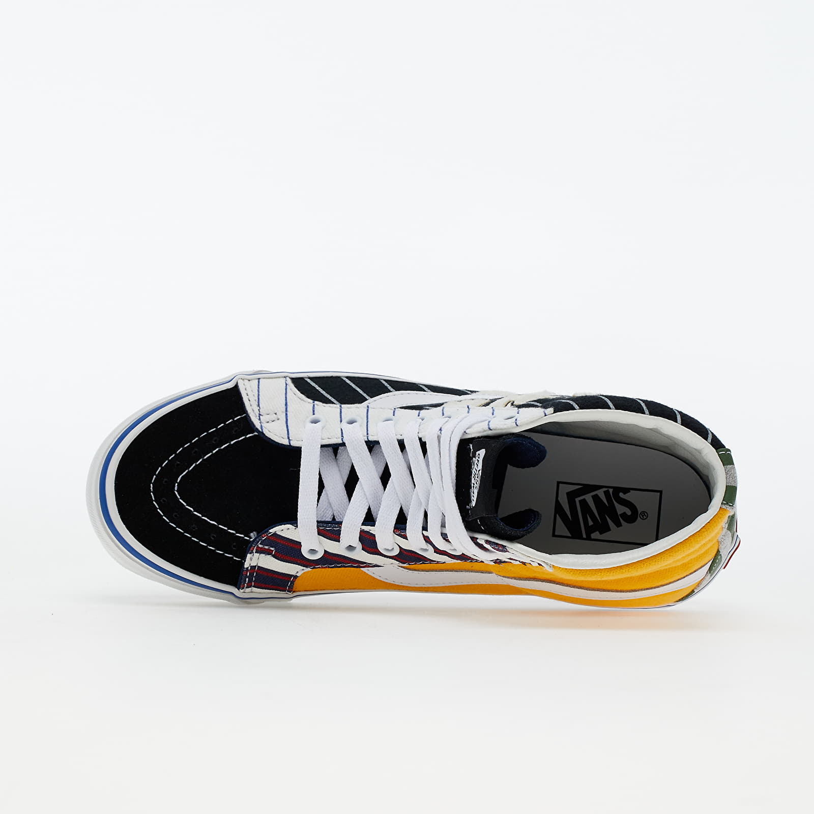 Scarpe uomo Vans Sk8-Hi 38 DX (Anaheim Factory) Patchwork League/ True White