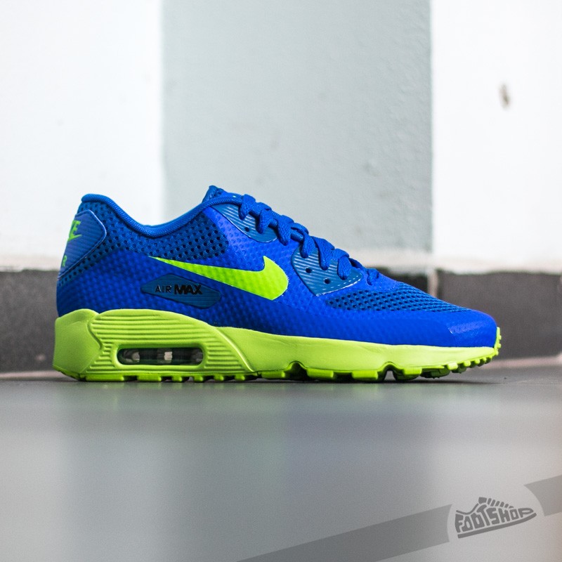 Dámské tenisky a boty Nike Air Max 90 BR (GS) Racer Blue/ Electric Green-Black