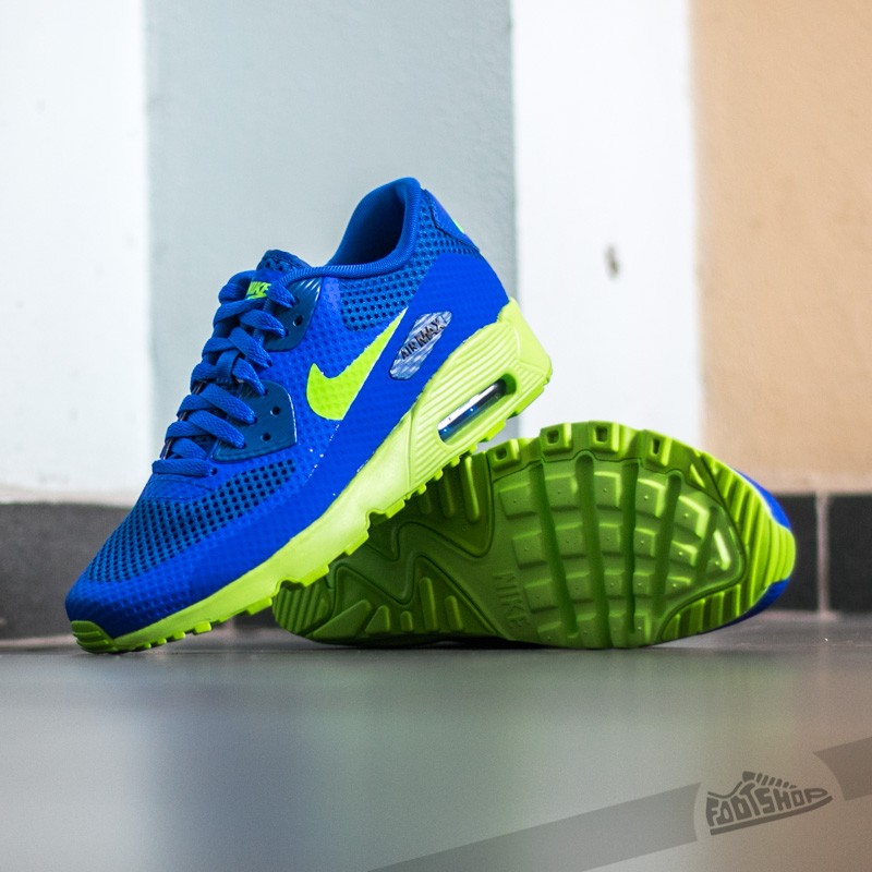 Dámské tenisky a boty Nike Air Max 90 BR (GS) Racer Blue/ Electric Green-Black