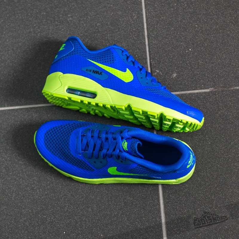 Dámské tenisky a boty Nike Air Max 90 BR (GS) Racer Blue/ Electric Green-Black
