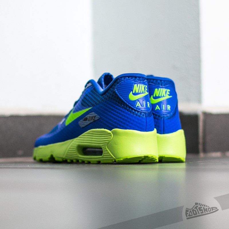 Dámské tenisky a boty Nike Air Max 90 BR (GS) Racer Blue/ Electric Green-Black