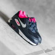 Nike Air Max 90 Mesh (TD) Obsidian/ Pure Platinum-Hyper Pink-White
