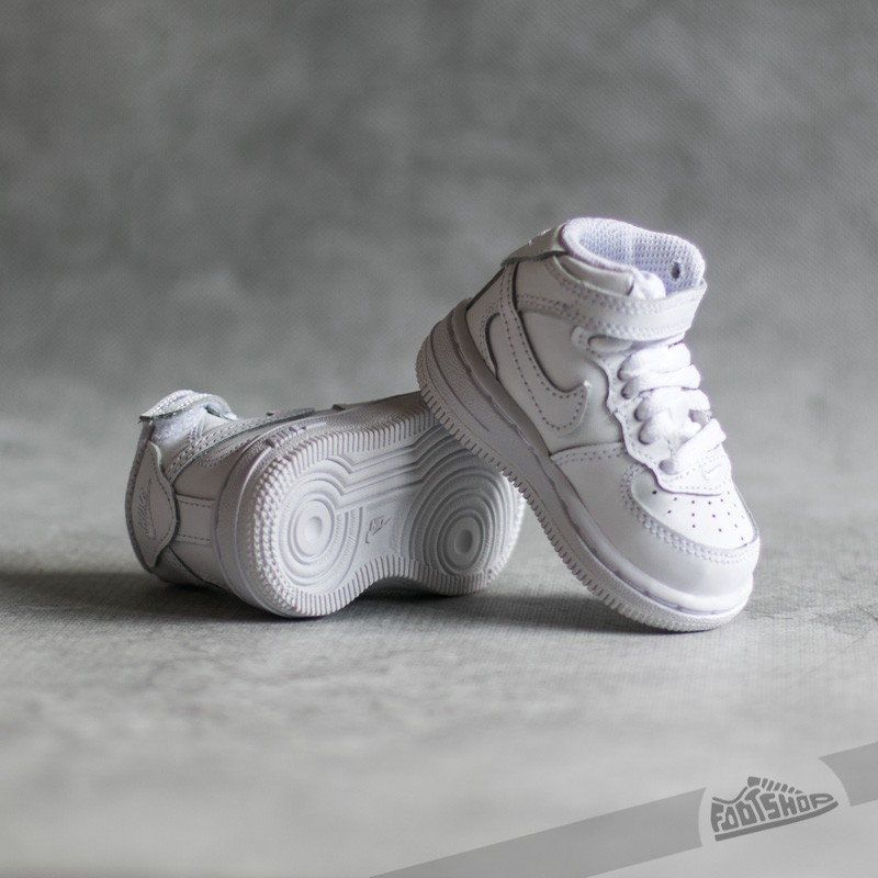 Kids' sneakers and shoes Nike Force 1 Mid (TD) White/ White-White
