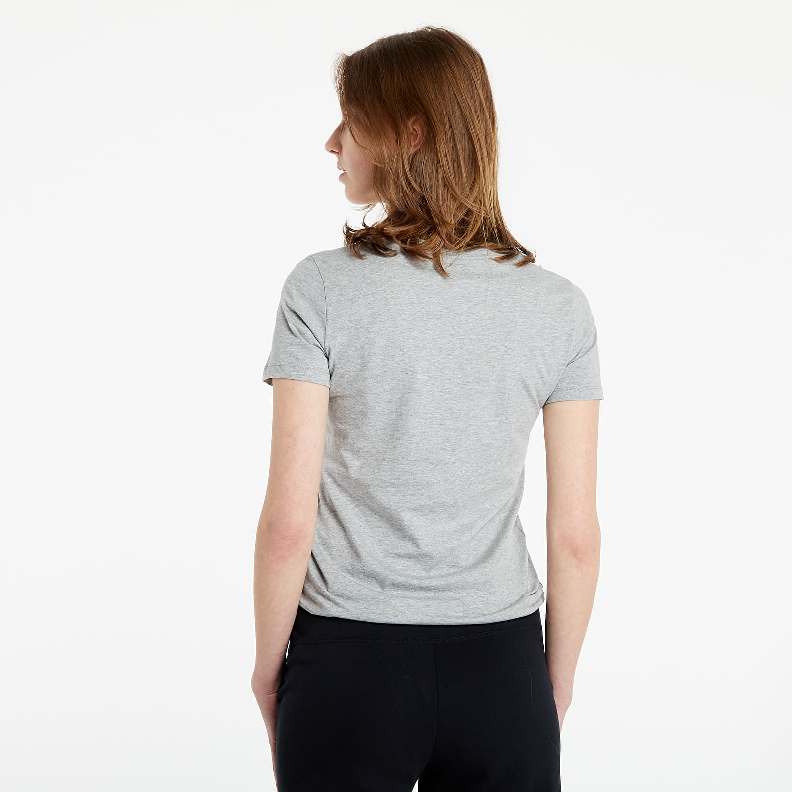 T-särgid Nike Sportswear W Essential T-Shirt Dark Grey Heather/ Black