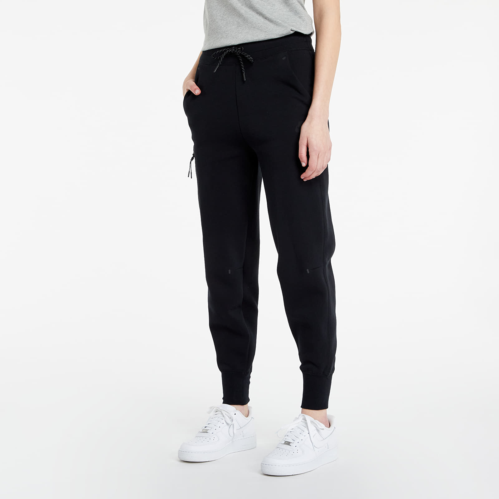 Džínsy a nohavice Nike Sportswear Tech Fleece W Pants Black/ Black