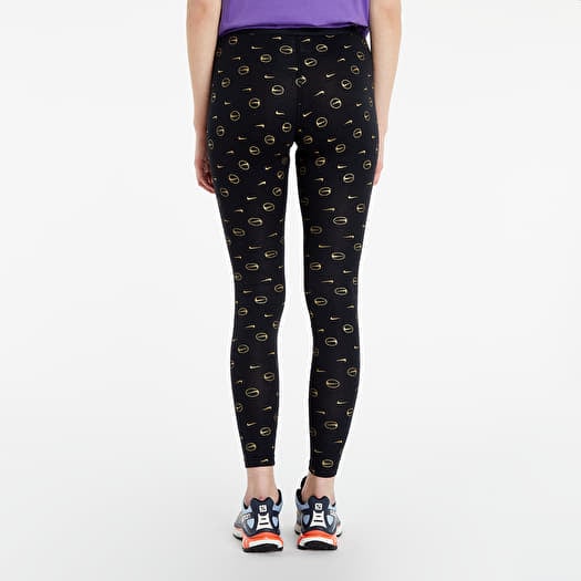 Black and yellow nike leggings cheap