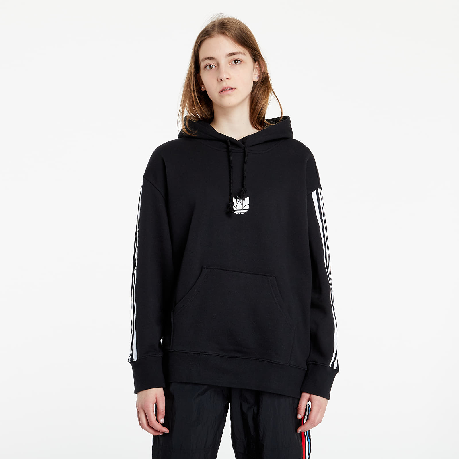 Hoodies and sweatshirts adidas Oversized Hoodie Black Footshop