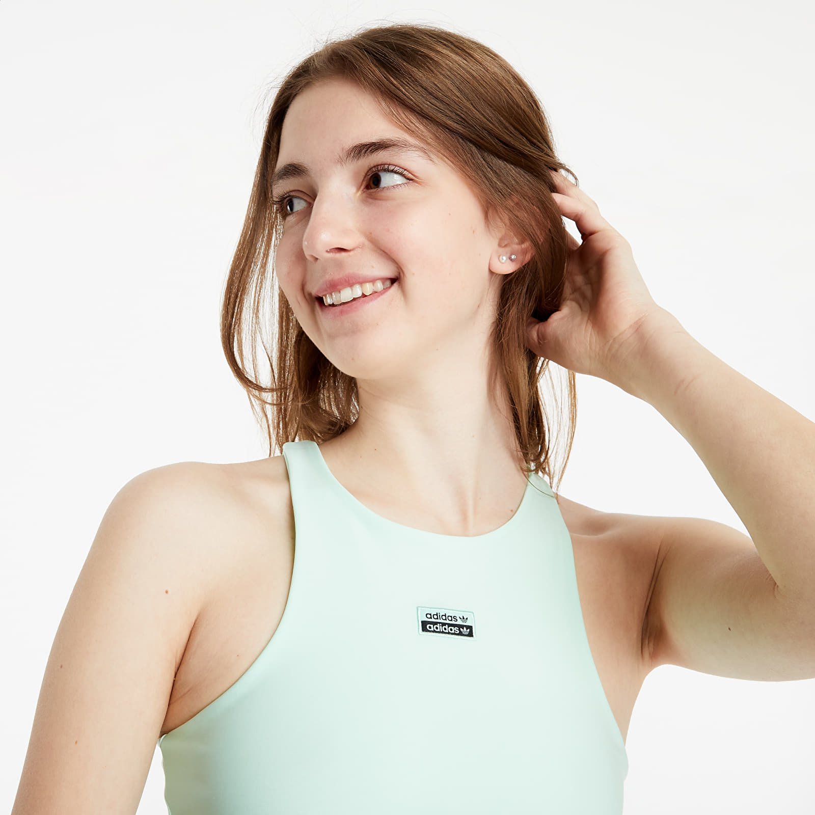 Rinnahoidjad adidas Bra Top Frozen Green