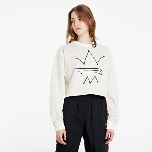 Adidas originals r.y.v. crew sweatshirt womens grey cheap