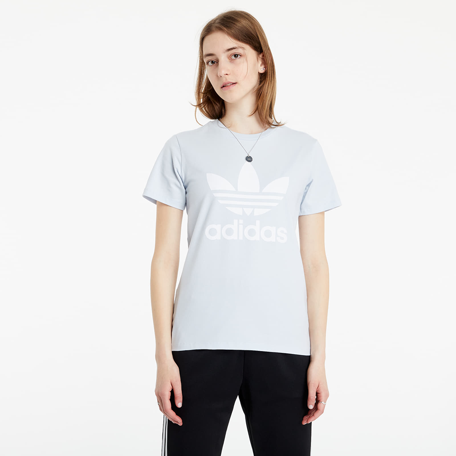 T-shirts adidas Trefoil Tee Halo Blue