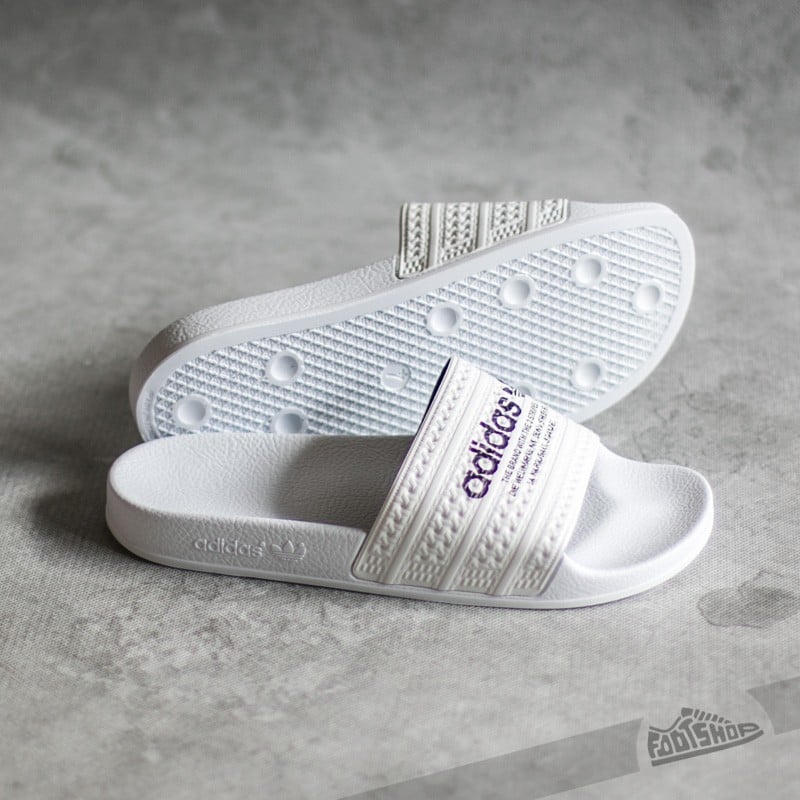 Чоловіче взуття adidas Adilette Ftw White/ Ftw White/ Core Black