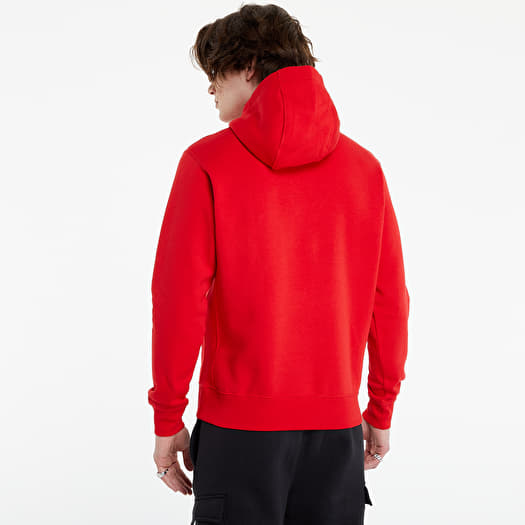 nike gx fleece hoodie red