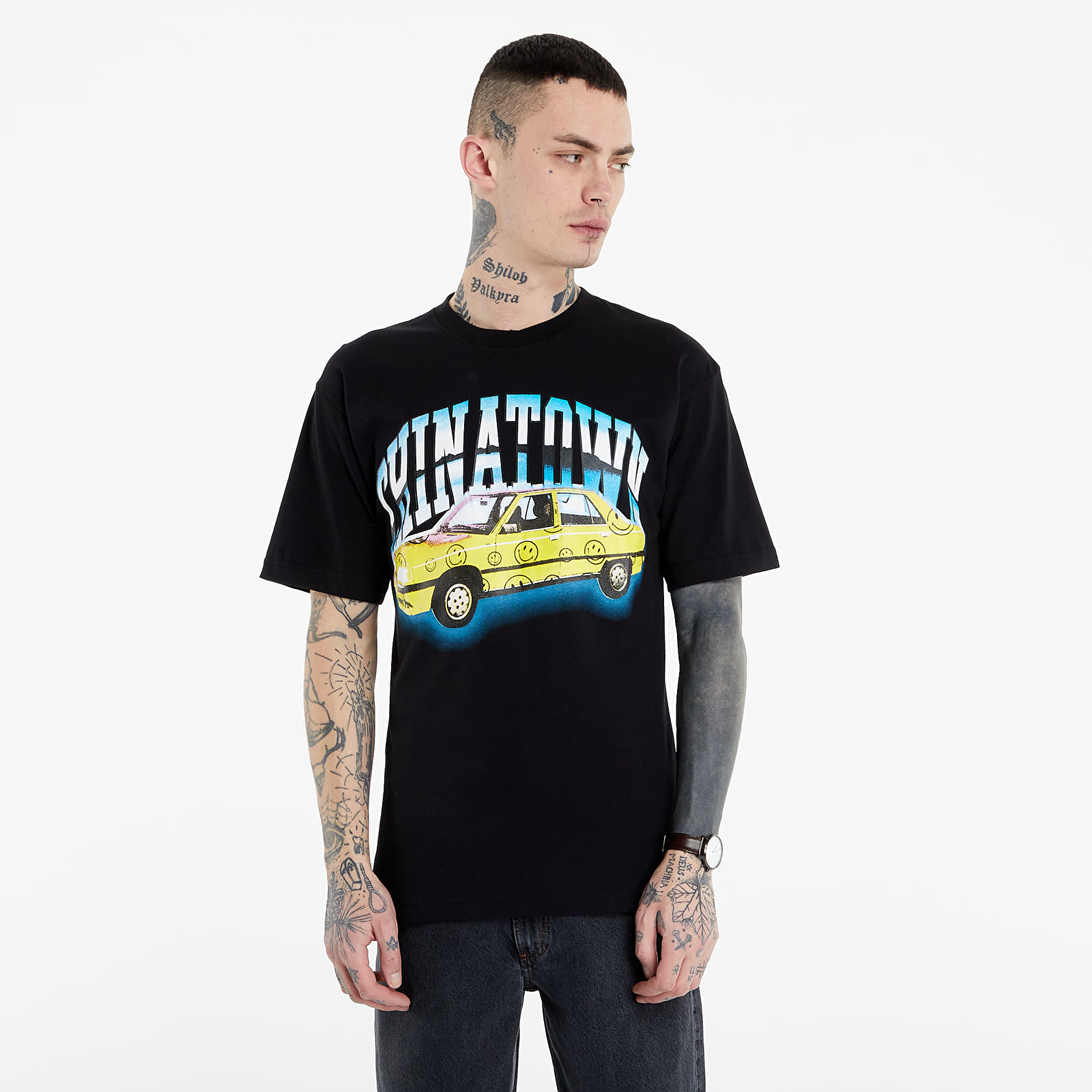 T-shirts Chinatown Market Low Rider TEE Black
