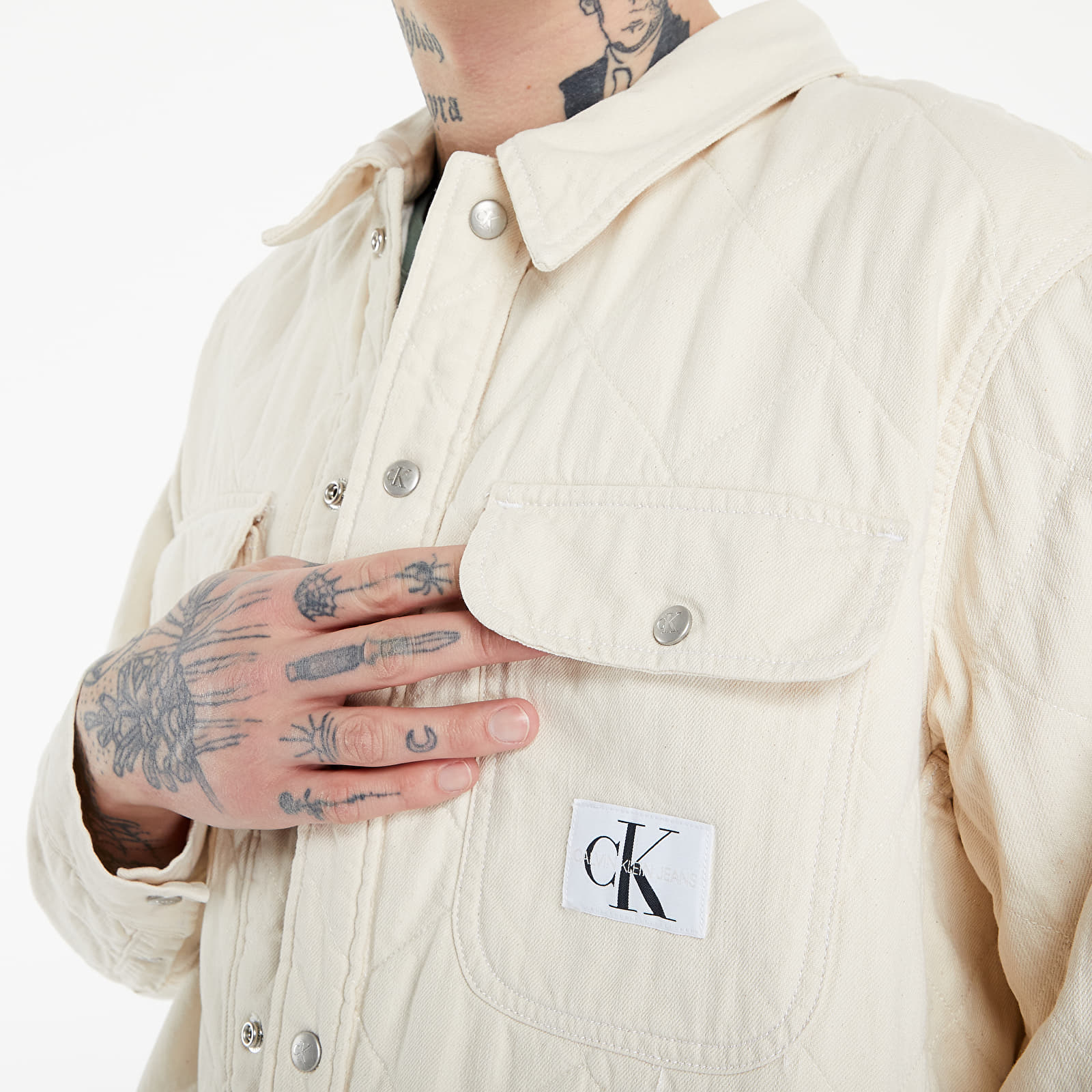 Jackets Calvin Klein Jeans Jacket Denim Light Footshop