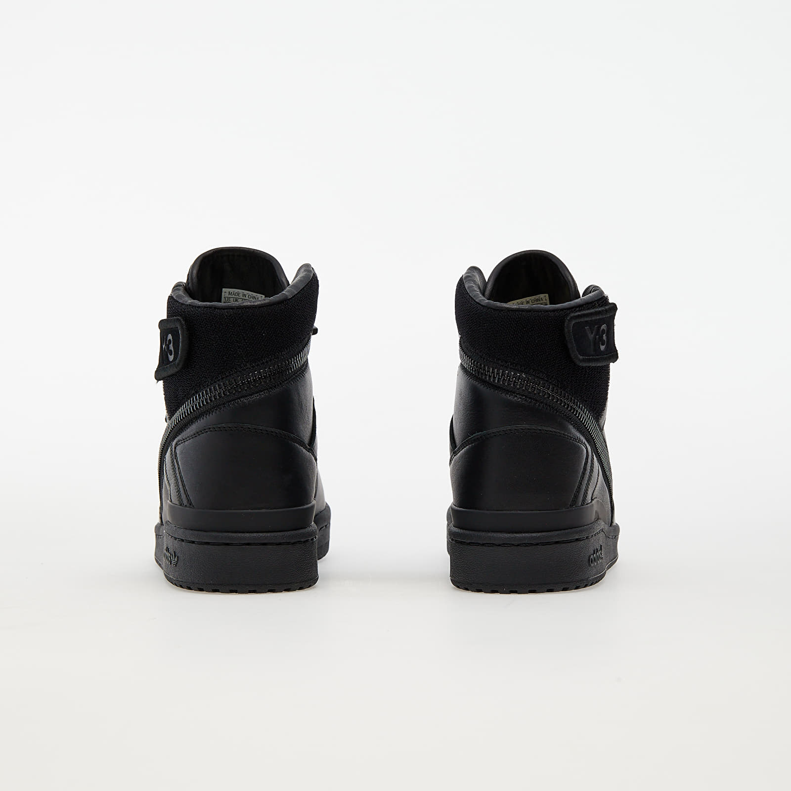 Zapatillas Hombre Y-3 Forum Hi OG Black White/ Black White/ Black White