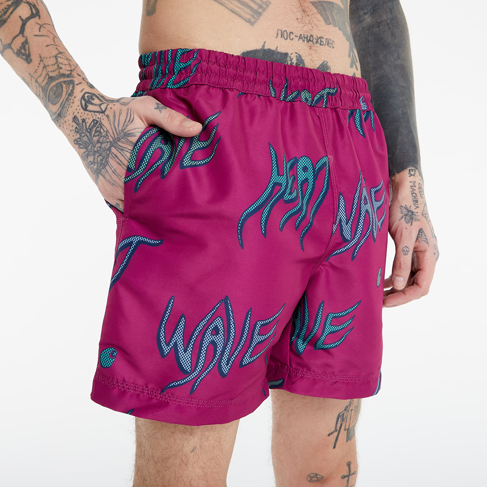 Bañador Carhartt WIP Drift Swim Shorts Tulip/ Heat Wave Print