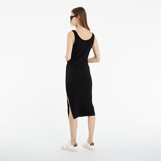 Dress Calvin Klein Jeans Organic Cotton Rib Jersey Midi Dress