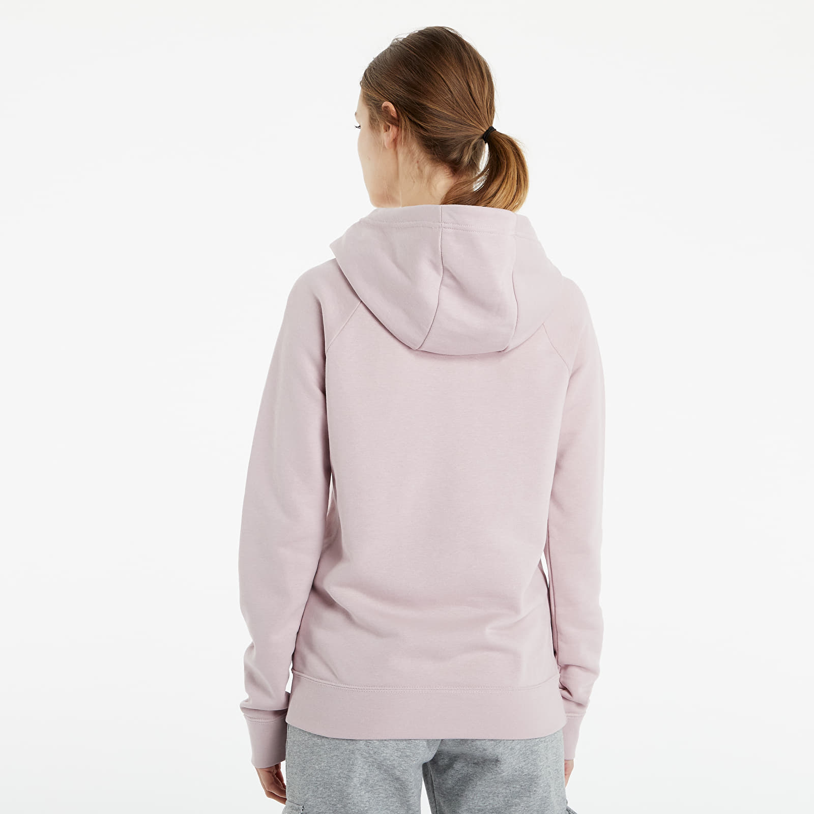Hoodies and sweatshirts Nike Sportswear Essential Funnel Neck Fleece Pullover Hoodie Champagne White Footshop