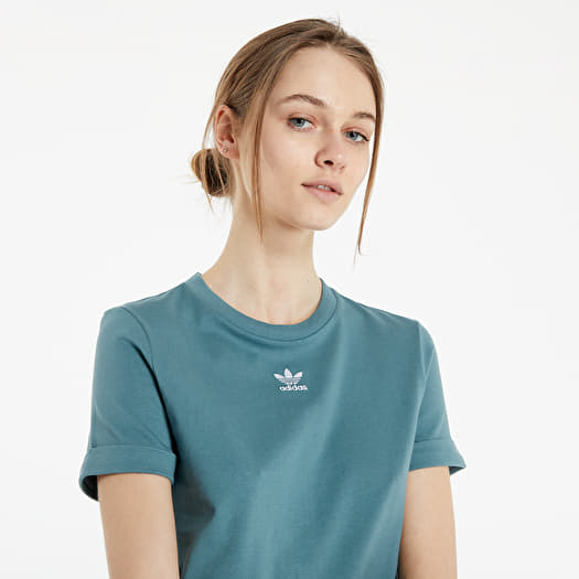 Emerald green adidas t cheap shirt