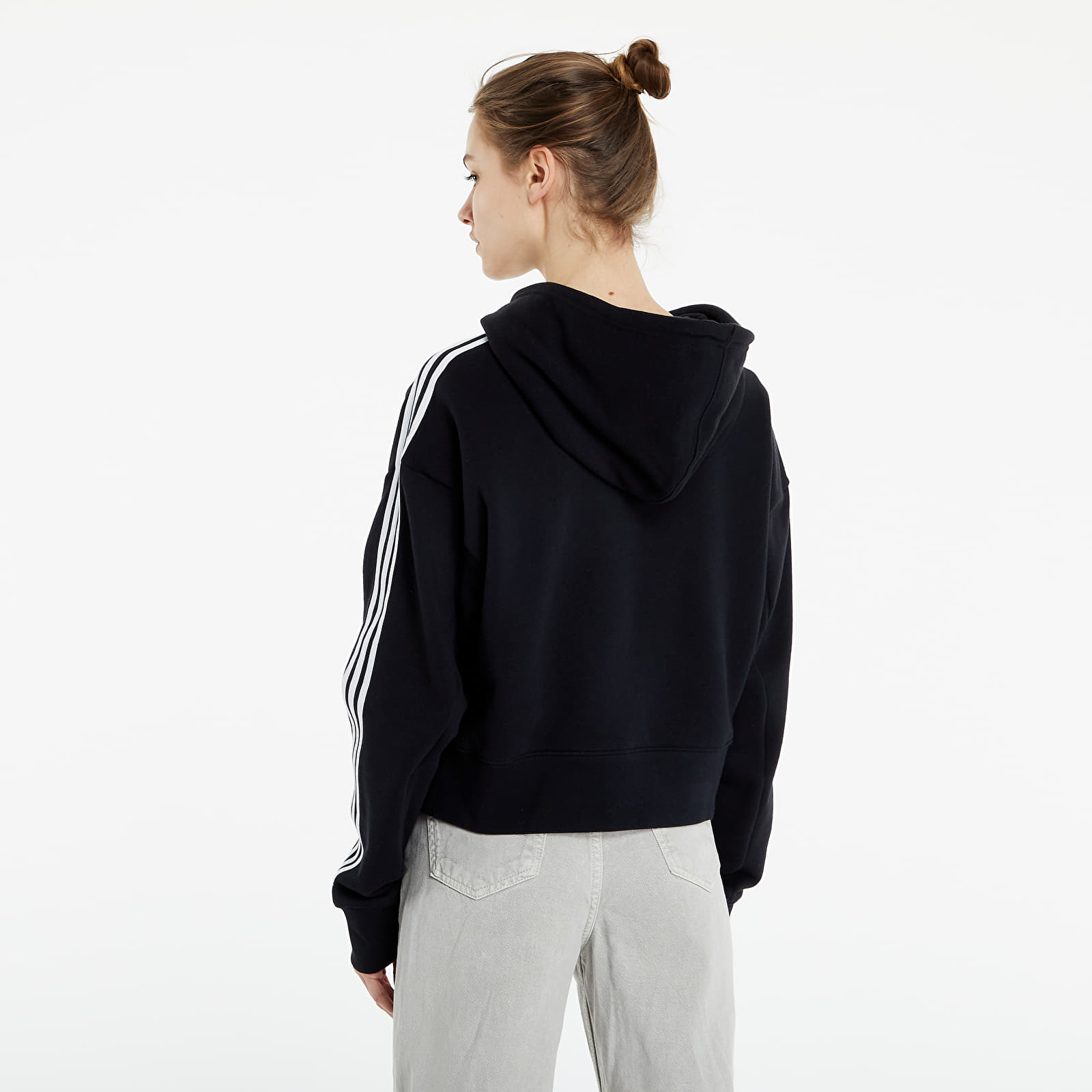 Hanorac adidas Originals Short Hoodie Black - 1 | YEO