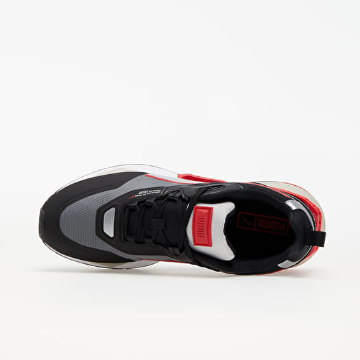 Puma black high risk red shoes online