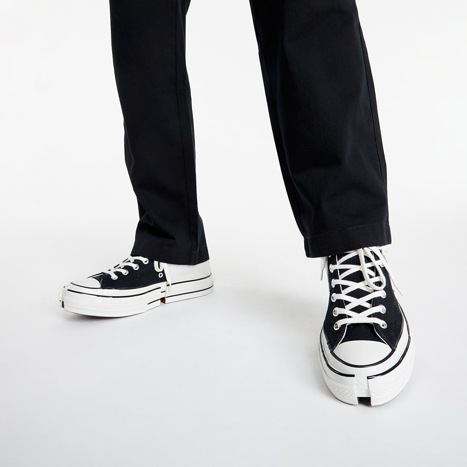 Pants Tommy Jeans Skater Cotton Pants Black