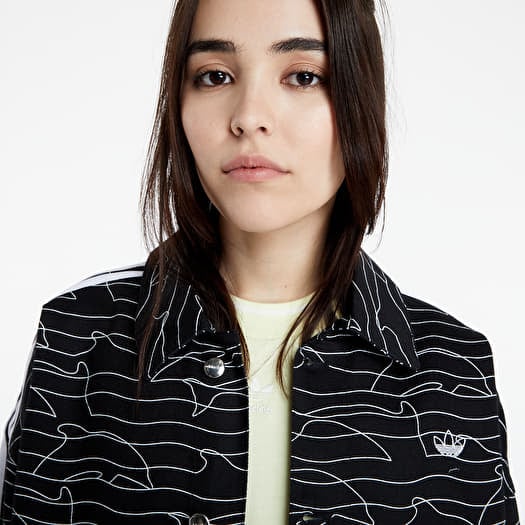 Jackets adidas Jacket Fakten Black White Silver Metallic