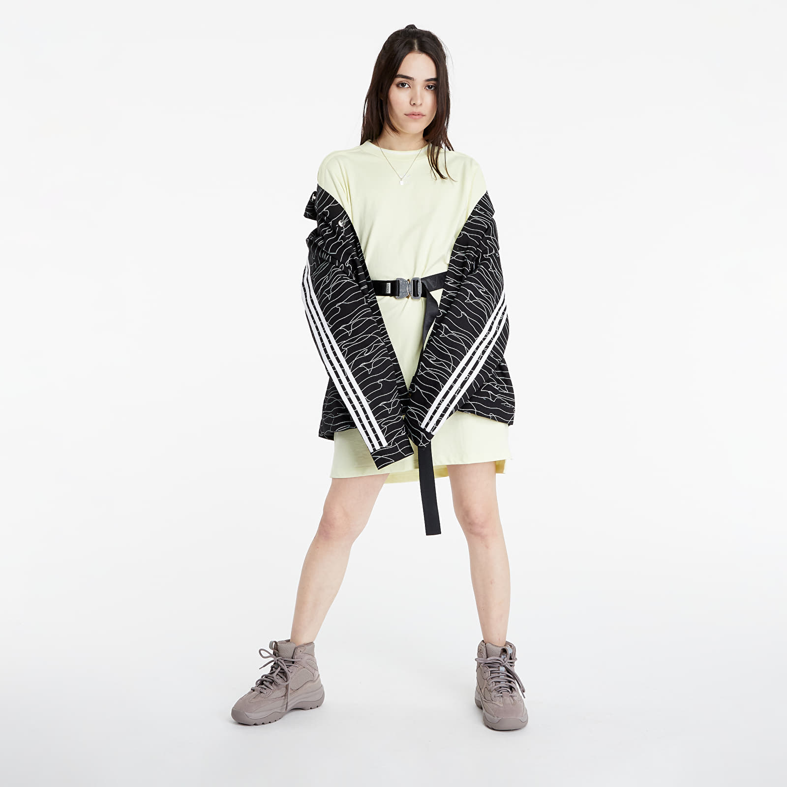 Jackor adidas Jacket Fakten Black / White / Silver Metallic