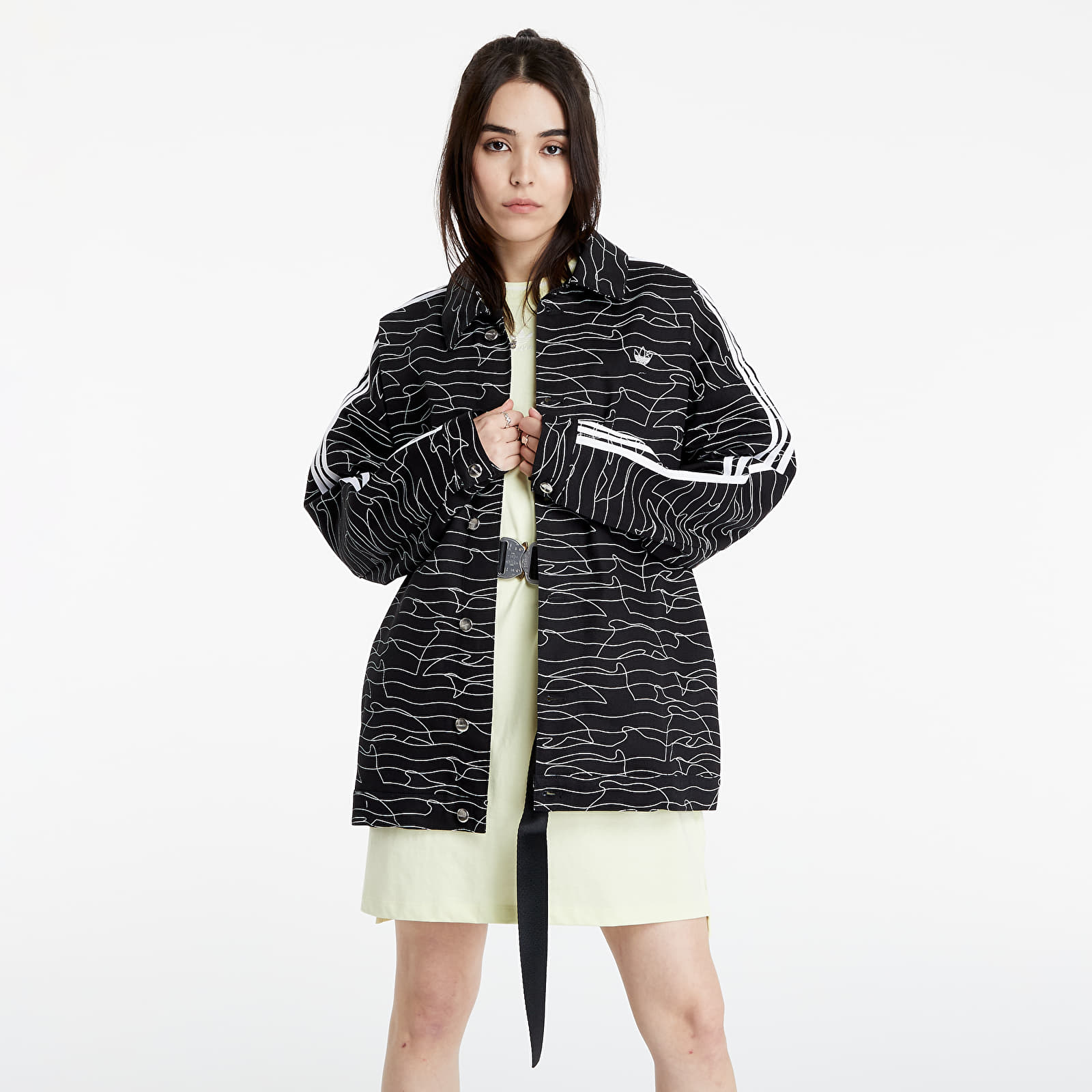Jackets adidas Jacket Fakten Black White Silver Metallic Footshop