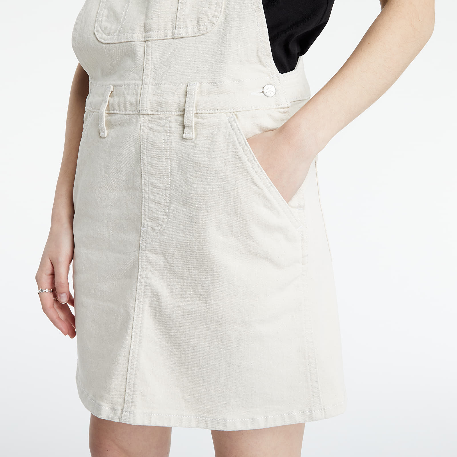 Dress Calvin Klein Jeans Denim Dungaree Dress Denim Light