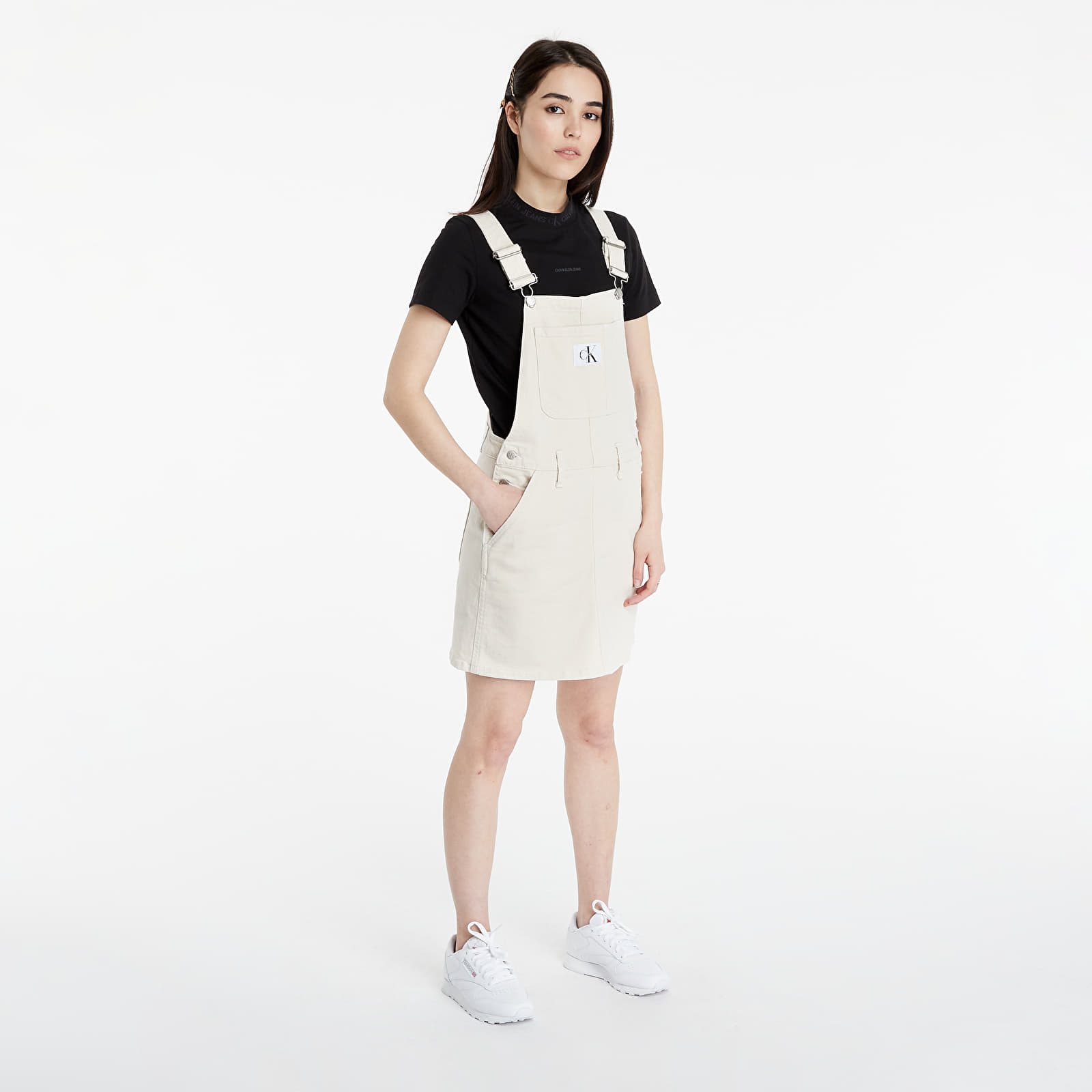 Dress Calvin Klein Jeans Denim Dungaree Dress Denim Light