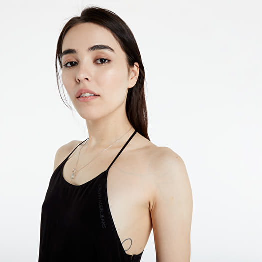 Dress Calvin Klein Jeans A-Line Maxi Dress Ck Black (J20J215690 BEH) |  Footshop