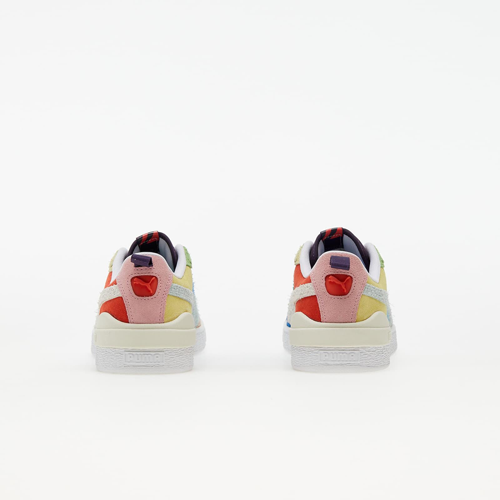 Férfi cipők Puma Suede Bloc WTFormstripe Sweet Grape-Whisper White