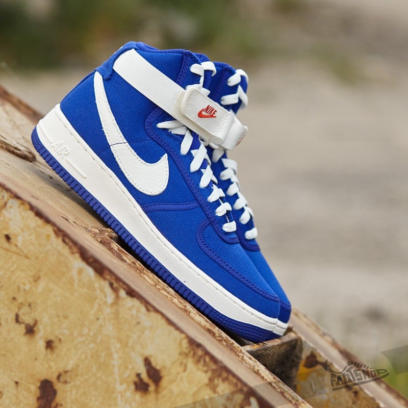 Nike Air Force 1 High Retro Concord Sail Team Orange