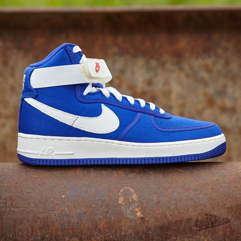 Pánské tenisky a boty Nike Air Force 1 High Retro Concord/ Sail- Team Orange