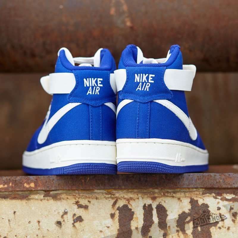 Pánské tenisky a boty Nike Air Force 1 High Retro Concord/ Sail- Team Orange