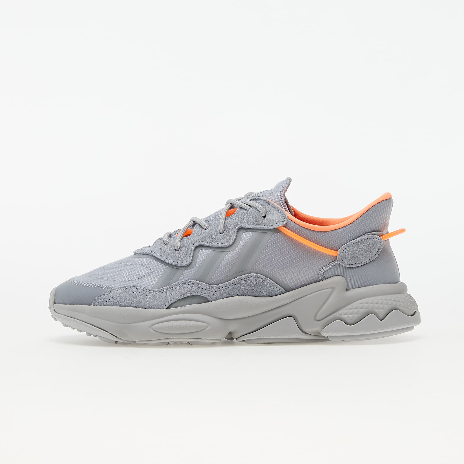 Men s shoes adidas Ozweego Halo Silver Grey Two Screaming Orange