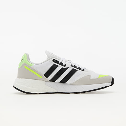adidas ZX 1K Boost Ftw White/ Core Black/ Solar Yellow | Footshop