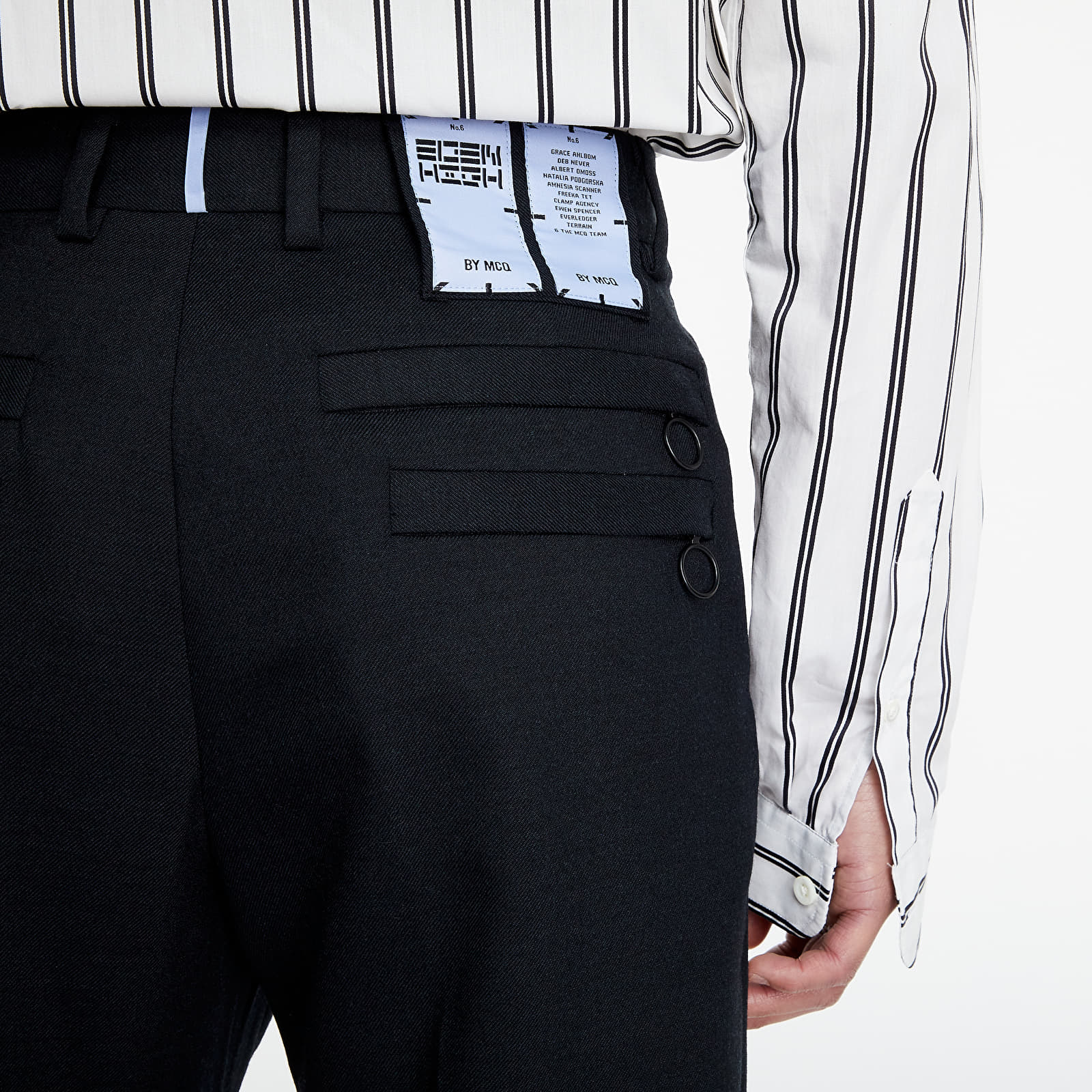 Pants and jeans McQ Fasciated Trouser Darkest Black